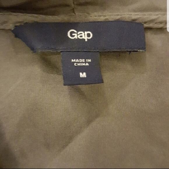 Gap silk ruffle gray blouse size medium - Picture 5 of 5